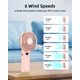 thumbnail image 3 of Ventilador portátil de mano TUNISE 4000 mAh con Power Bank Rosa, 3 of 3