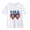 White-2, variant on Odeerbi Toddler Kids Boys Girls 4th of July T-Shirt Short Sleeve Independence Day Graphic Tee