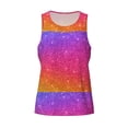 thumbnail image 4 of Xecao Holiday Shiny Men's Tank Top Workout Quick Dry Sleeveless Gym Jogging Muscle Shirts Summer Swim Beach Tops, 4 of 9