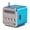 Blue, variant on Portable Stereo Speakers, Bluetooth FM Radio, Dual Track Speaker, USB TDV26 Mini Subwoofer Stereo Speaker, FM Radio Music with Antenna, Black