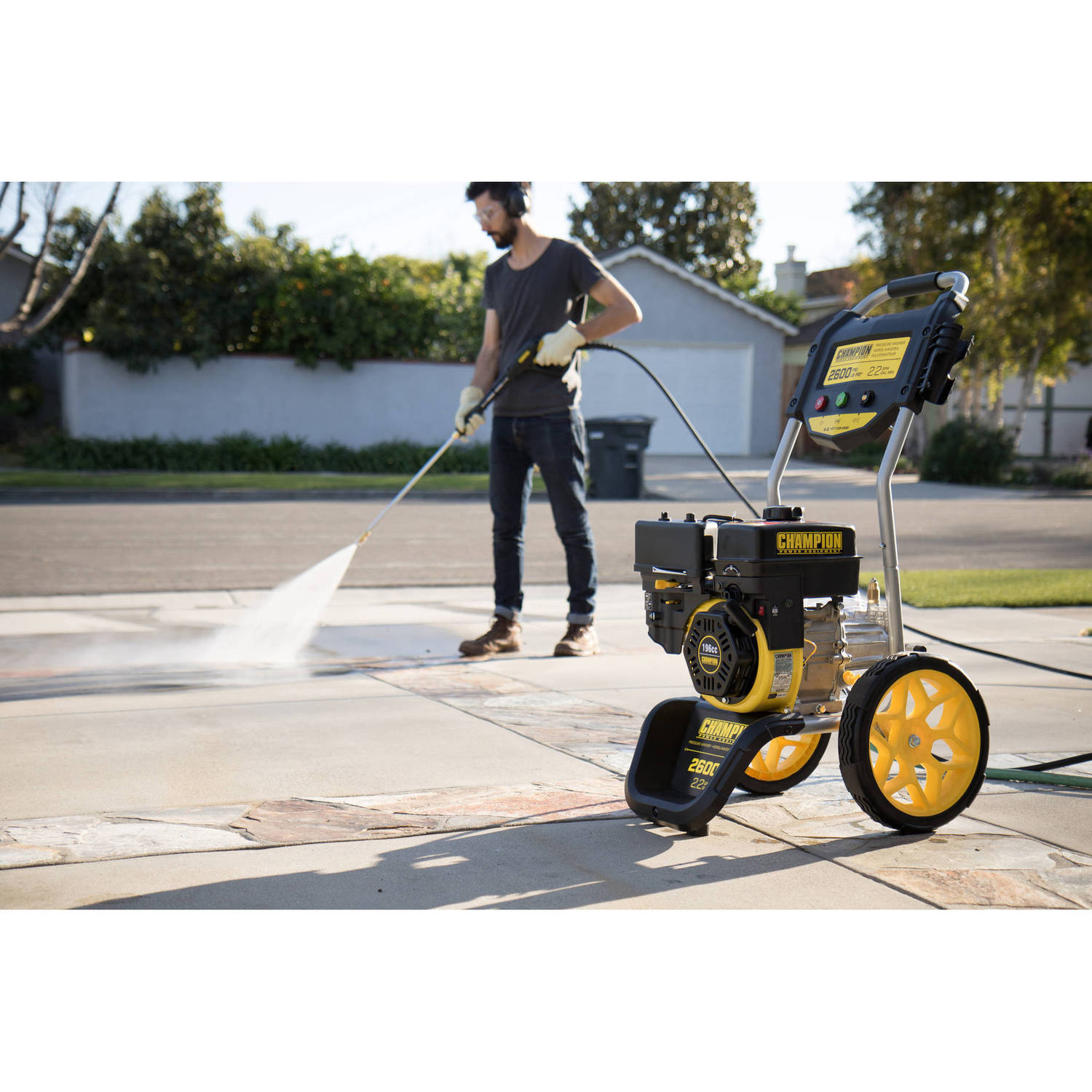 Champion 2600-PSI 2.2-GPM Dolly-Style Gas Pressure Washer - image 3 of 7