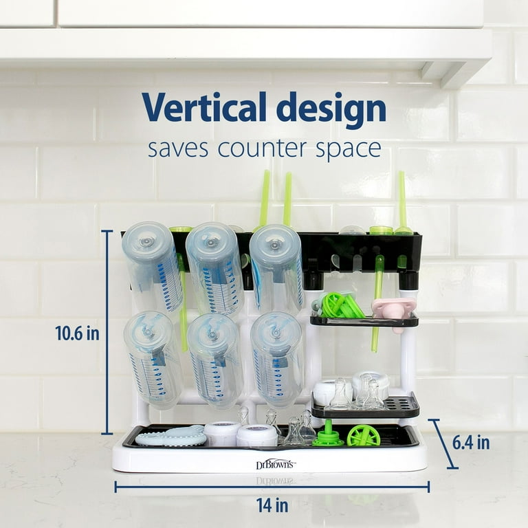 Vertical bottle drying online rack