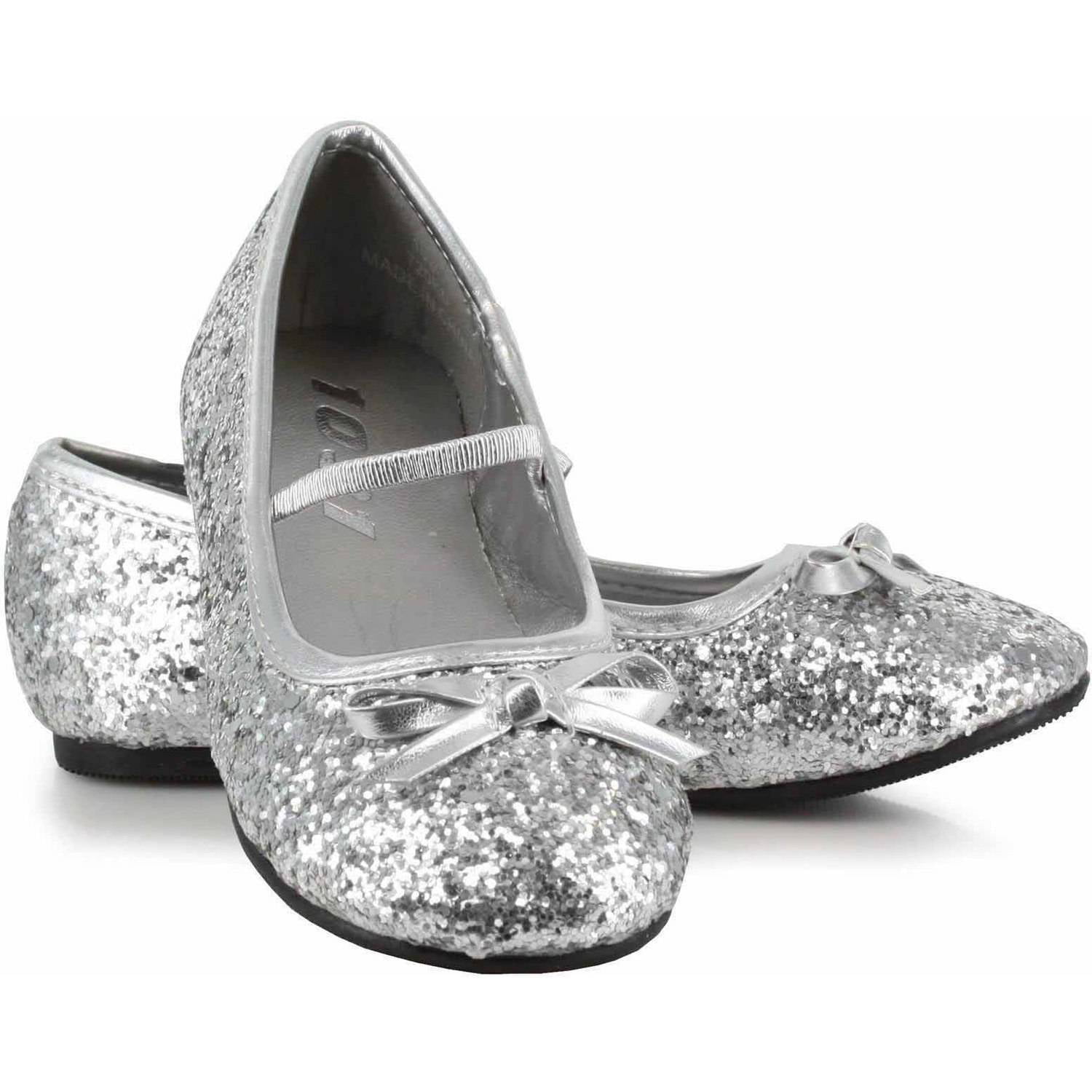 Sparkle Ballerina Silver Shoes Women's 