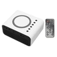thumbnail image 3 of Mini Portable Projector Full High Definition 1080P LED Projector Home Theater Movie Projector for IOS for Android Laptop White EU Plug, 3 of 5