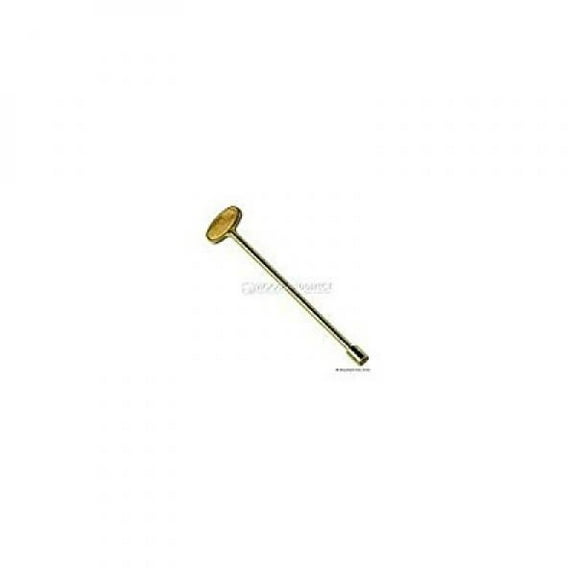 Dante Products 12" Universal Gas Valve Key in Polished Brass