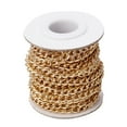 thumbnail image 1 of Miangastore 1 Roll Aluminium Chain Twisted Link Chains DIY Crafts Chain Bag Garment Chain, 1 of 8