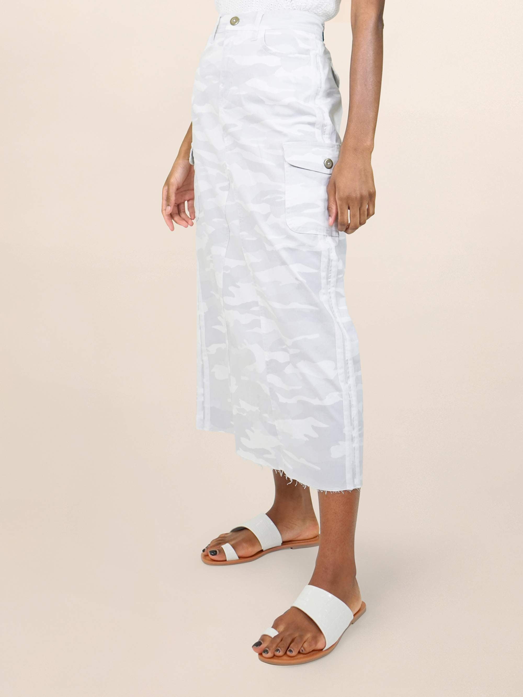 utility maxi skirt