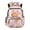 Axolotl Capybara, variant on Pink Polka Bow Kids School Backpack for Girls 17 Inch Cool School Bag, Lightweight Elementary Backpack with Padded Laptop Sleeve & Multi-Pockets for Grades 3-6 Ages 9-12