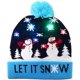 thumbnail image 1 of Gorro de Papá Noel con luces LED de colores, feo gorro navideño para adultos, ideal para fiestas de Navidad y Año Nuevo., 1 of 3