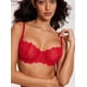 thumbnail image 4 of Sostén DOBREVA 42DD de Encaje Push Up sin Relleno Rojo, 4 of 5