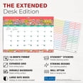 thumbnail image 5 of Good Vibes | 2027 14x10" 18 Months Desk Pad Calendar | July 2026 - December 2027, 5 of 9