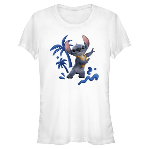 Juniors Lilo & Stitch Happy Dancing Stitch T Shirt