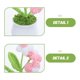 thumbnail image 3 of SHOWERORO Planta Artificial Tejida En Crochet Multicolor Para De Y Auto, 3 of 7