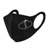 ICQOVD 1Pc Womens Fashionable Hot Diamond Print Mask