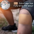 thumbnail image 4 of QARUN Flexible Extra Large Adhesive Bandages 5" X 3" Sterile Fabric Adhesive Bandages with Non Stick Pad,Latex Free for Wound Care, 4 of 6