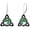 Celtic Knot&Triangle, variant on Hummingbird Earrings for Women Sterling Silver Humming Bird Earrings Hummingbird Dangle Drop Earrings Hummingbird Jewelry for Women Hummingbird Lover