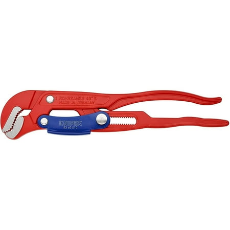 UPC: 0843221023157 | KNIPEX 83 60 010 Pipe Wrench S-Type with rapid adjustment 1  in red
