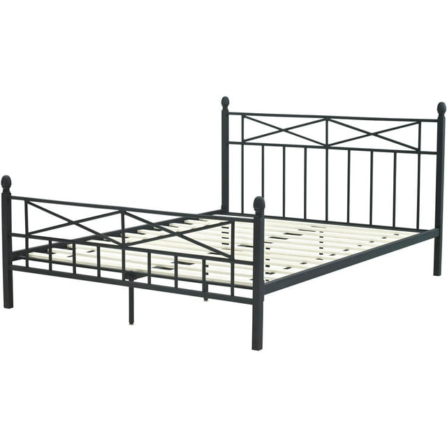 Uptown Metal QueenPlatform Bed Frame - Walmart.com