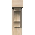 thumbnail image 2 of Ekena Millwork 5 1/2"W x 18"D x 18"H Balboa Block Smooth Bracket w/ Offset Brace, Douglas Fir, 2 of 25