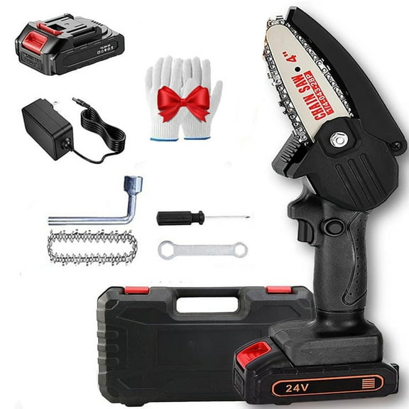 Wood Ranger Mini Chainsaw, Upgraded Woodranger Mini Chain Saw Cordless with Batteries, for Yard, Home, Garden, Wood Cutting