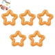 thumbnail image 4 of 50 anillos de unión en forma de estrella, conectores de enlace rápido, color AB, para hacer tú mismo, colgantes para bolsos, collares, pendientes, correas de bolso y llaveros., 4 of 8