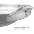 thumbnail image 4 of ARC USA 575 Set Stainless Steel Comal Cazo with Clip Barbecue Scraper and Oil Filter Rack, 4 of 6
