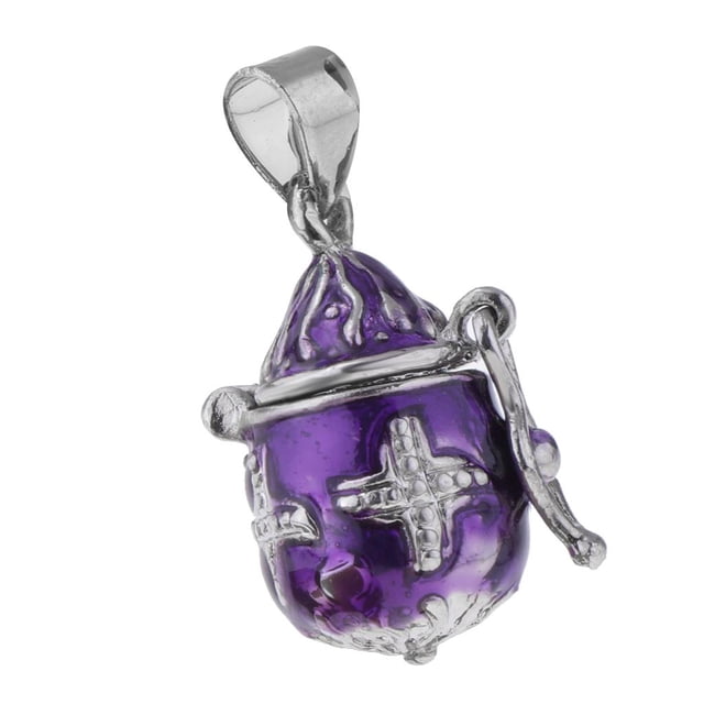 Pendentif Urne Souvenir de Crémation en Émail Rétro, Cercueil de Cendres, Collier Pendentif -