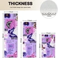thumbnail image 4 of Purple Butterfly Flower Text Pattern Kitchen Rugs Sets Of 3,Kitchen Runner Rugs Non Skid Washable,Decorative Kitchen Floor Mats for Kitchen,Sink,Laundry,17"x30"+ 17"x47" + 17"x59", 4 of 6
