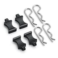 thumbnail image 2 of Ounissouiy Clip de cuerpo engrosado de aleación de aluminio RCGOFOLLOW para 1/6 Rc Clip de cuerpo Axial SCX6 RC pieza de coche RC accesorios de Kits de construcción modelo Rojo, 2 of 5