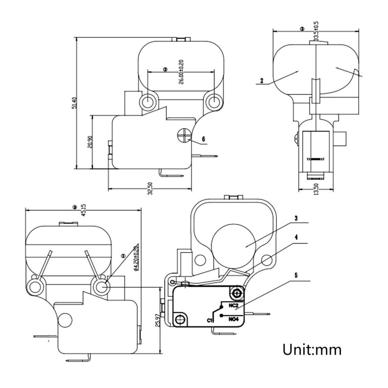 space heater tip over switch location diagram