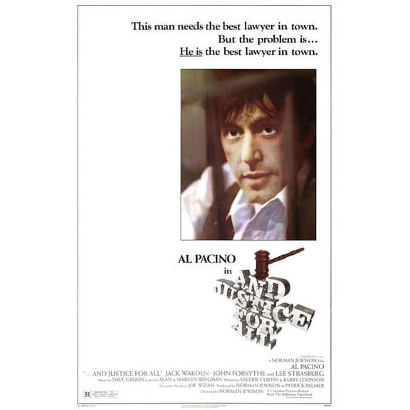 Al Pacino in ...And Justice for All. 24x36 Poster