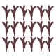 thumbnail image 1 of Hytrove 120Ud Adornos De Rama De Cuernos Marrones Para Navideña Y Año Nuevo, 1 of 6
