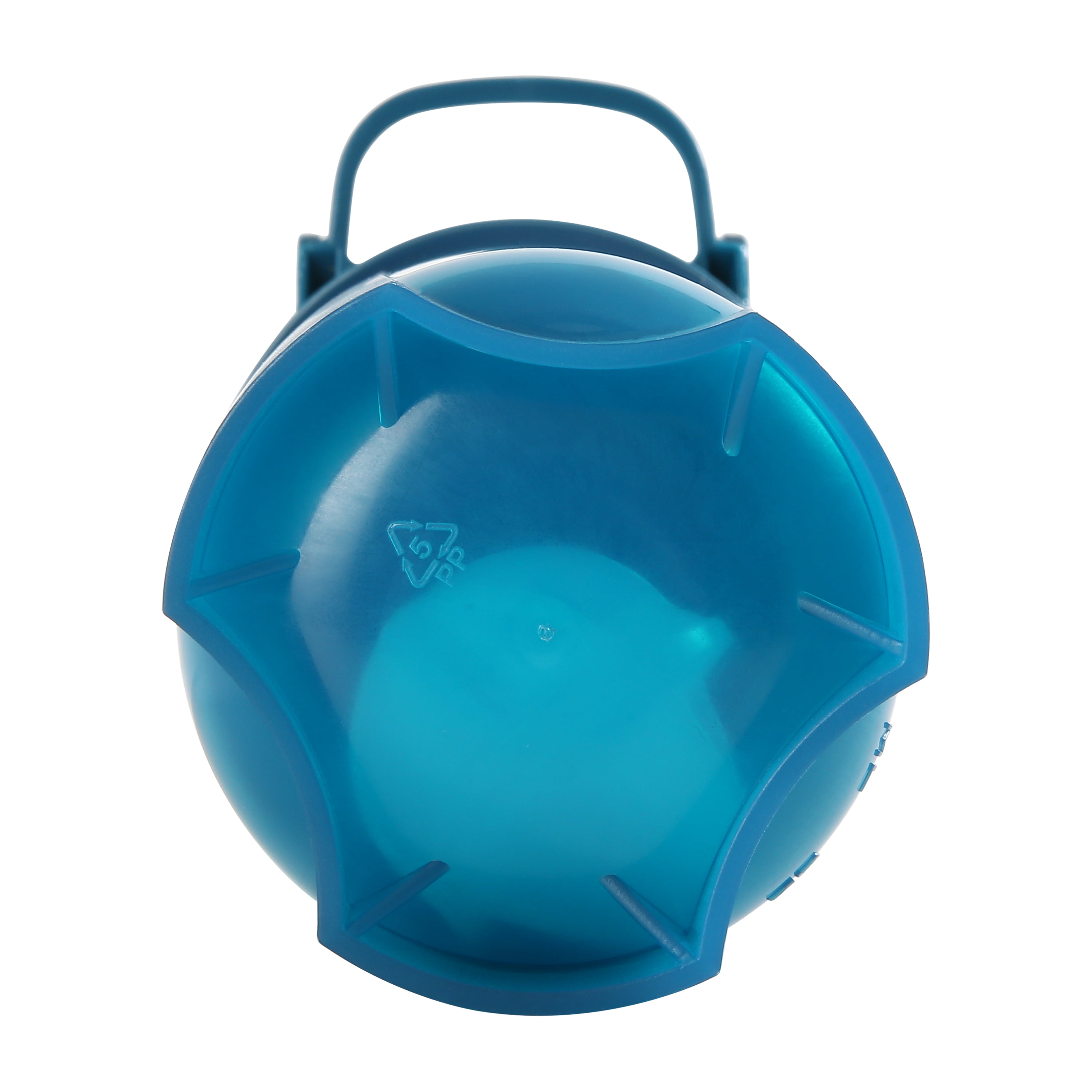Mainstays 24oz Shaker Cup and Gym Water Bottle, Blue, with Twist on Lid and Ball, Plastic