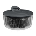 thumbnail image 1 of Zyliss Easy Spin Salad Spinner - Fruit & Veggie Dryer - Produce Spinner & Cleaner for Salad Prep - Dishwasher-Safe Kitchen Essential - Non-Slip Bowl with Pull Handle - Grey Easy Spin Small, 1 of 10