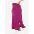 thumbnail image 3 of Woman Within Plus Size Sport Knit Side-Slit Skirt, 3 of 4