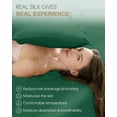 thumbnail image 2 of THXSILK Silk Pillowcase, 22 Momme Silk Pillow Cover for Hair and Skin, Both Side 100% Mulberry Silk Bed Pillowcase with Hidden Zipper, Hypoallergenic, Soft, Breathable, 2 of 7