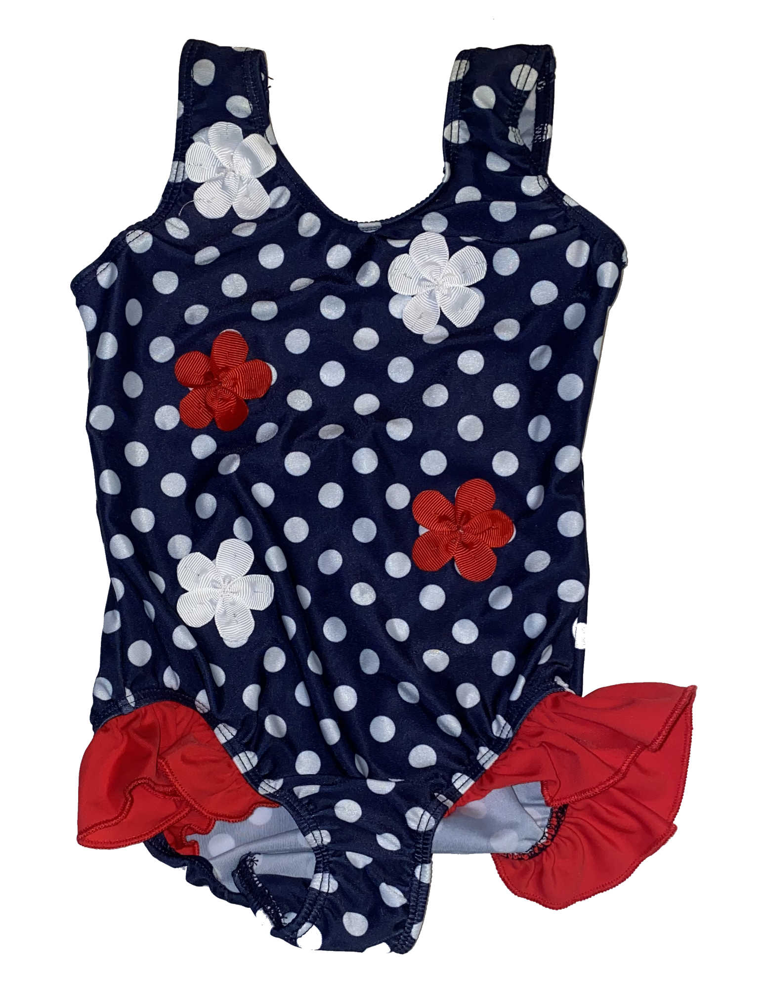 Flap Happy Girls' UPF 50+ Swimsuit Size 2