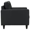thumbnail image 3 of Ergode Empress Armchair Leather Set of 2 - Black, 3 of 5