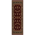 thumbnail image 5 of Rug Branch Traditional Persian  Red Black Indoor Runner Rug - 3x10, 5 of 5