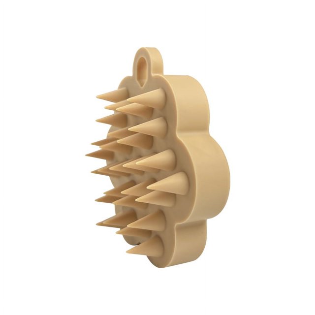 Cepillo de champú de silicona antipruriginoso para cabello húmedo y seco, cepillo de masaje para limpieza del cuero cabelludo, peine de champú, dispositivo de champú, cepillo de masaje