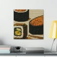 thumbnail image 4 of Sushi in Pointillism - Canvas, 4 of 10