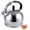 Silver, variant on SUSLAS 2.64 qt Stainless Steel Whistling Tea Kettle for Stovetop, Black Vintage Tea Pot