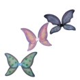 thumbnail image 2 of Fun World FW8100FBU Blue & Black Fairy Wings, 2 of 2