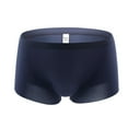 thumbnail image 2 of PEASKJP Men Panties Big and Tall Mens Trunks Underwear Boxer Briefs Short Leg Comfortable Underpants (Dark Blue,S), 2 of 5