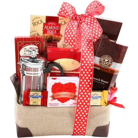 Alder Creek Burning Love Valentine Gift Basket, 10 pc