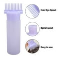 thumbnail image 3 of Hair Dye Bottle, 5pcs Applicator Bottles Set, Spiral Cap Design, Color Distribution, Comb Teeth, Single Press, Ergonomic Design, Hair Conditioning Products, Essential Oils, Plastic, 3 of 7