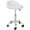 White With Back Rest, variant on SONGMY Single Black Adjustable Salon Stool, Hydraulic Rolling Chair for Tattoo Dental Facial Massage Spa