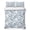 SteelBlue, variant on Twin Quilt Set 68''x86'', Navy Blue Spring Floral Lightweight Summer Bedspread Coverlet Set with 2 Pillow Shams, Elegant Pastoral Flowers Breathable All Season Quilt Bedding for Dorm/Bedroom