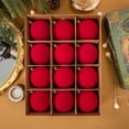 thumbnail image 5 of 12 Pcs Christmas Tree Decorations Velvet Christmas Balls Flocked Christmas Tree Ball Ornaments Plastic Xmas Decorative Hanging Ornaments(2.36 Inch), 5 of 6