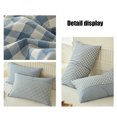 thumbnail image 5 of Home Savings Items !Amvlyk Plaid Pillow Shams Checkered Pillowcase Ginghams Pillow Covers Standard Size Pillow Cases Soft Breathable Pillow Cases Set Of 2 Retro Farmhouses Pillowcase,Blue, 5 of 6